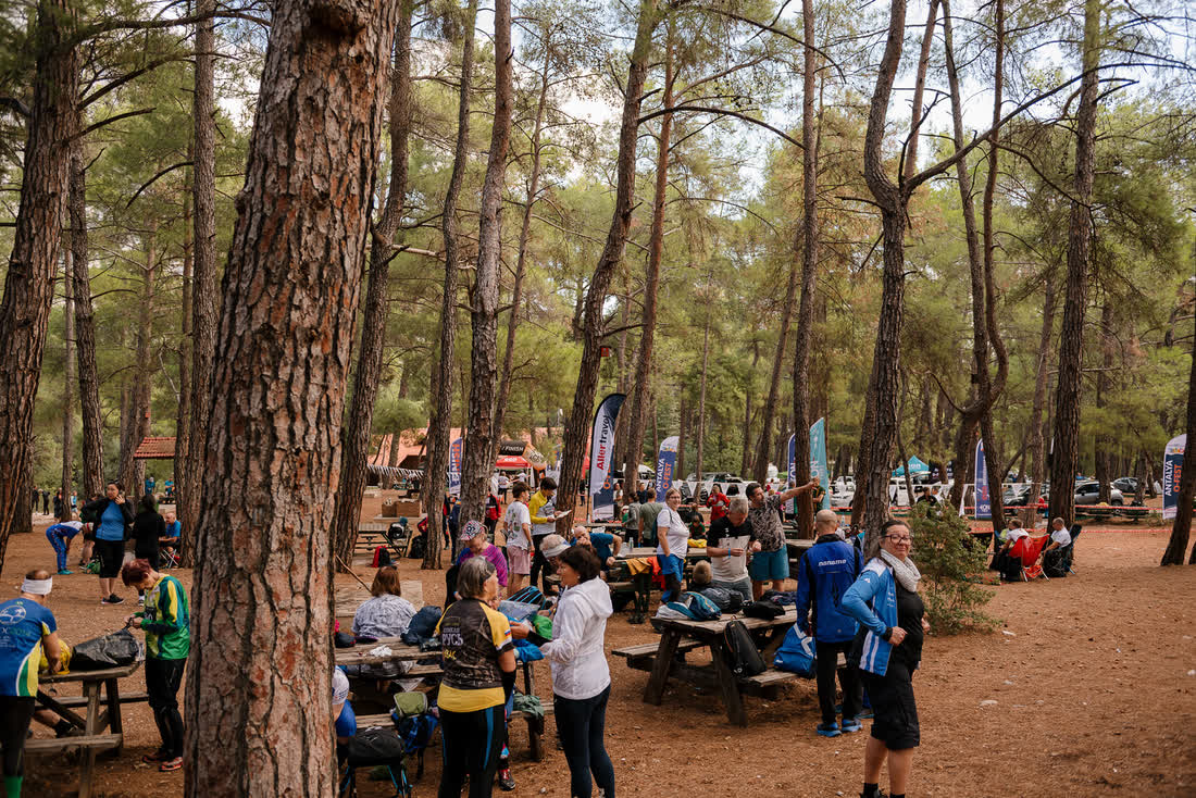 Orienteering atmosphere from Antalya O-Fest